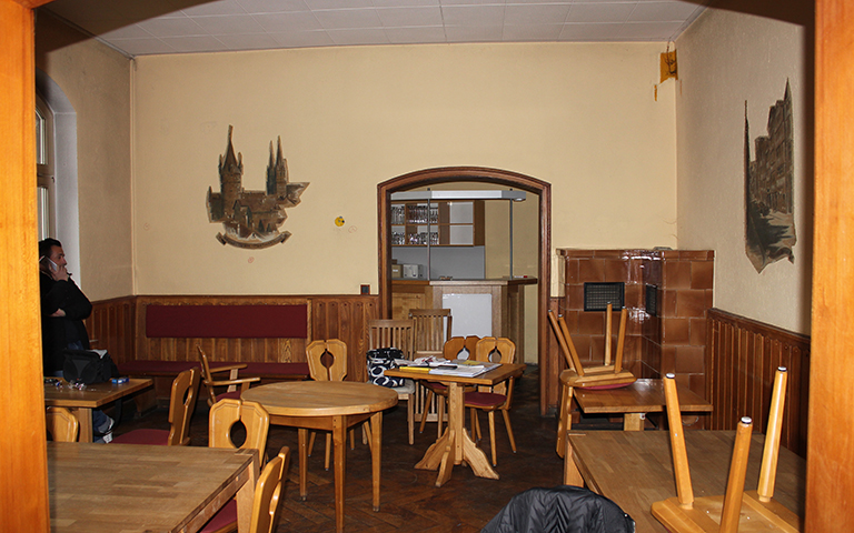 Gastraum vor der Renovierung