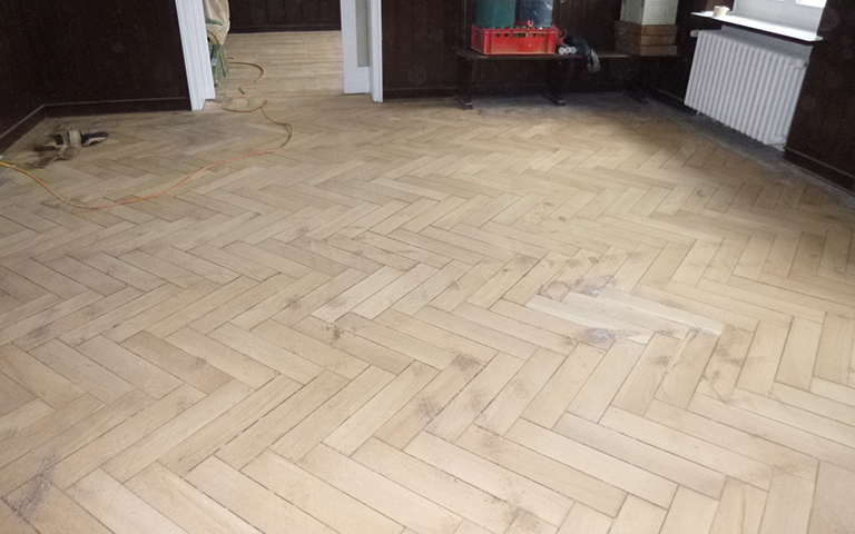 Gastraum während der Renovierung